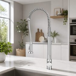 Chrome Pull-Out Mixer Tap with 1.5m Spray Hose