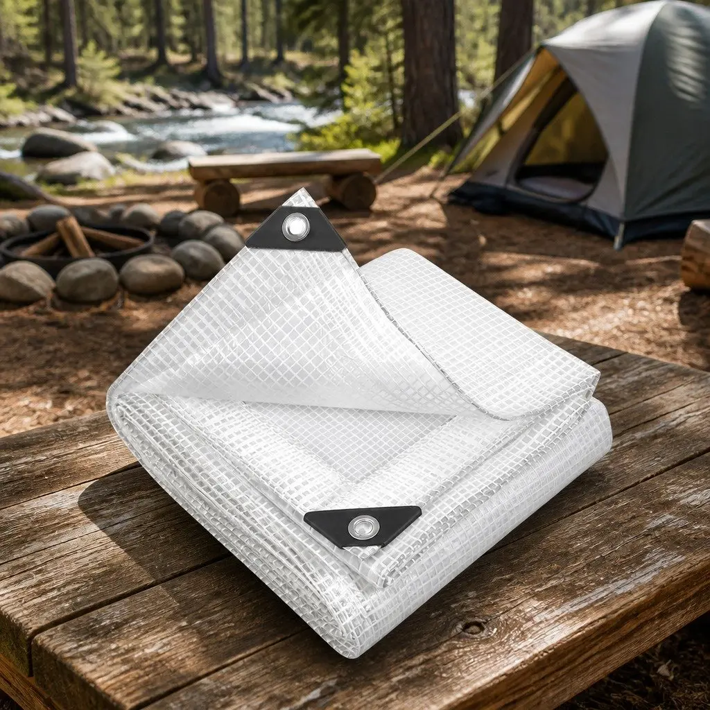 Heavy Duty Poly Tarp Outdoor Use 9x12m Waterproof Camping Cover