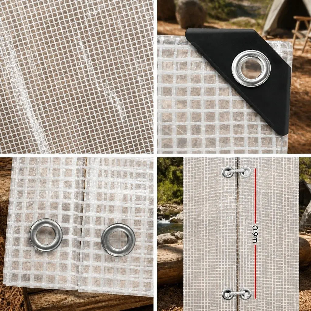 Heavy Duty Poly Tarp Outdoor Use 9x12m Waterproof Camping Cover