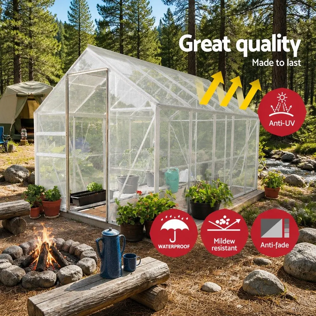 Heavy Duty Poly Tarp Outdoor Use 9x12m Waterproof Camping Cover