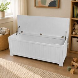 MDF Kids Toy Box Storage Chest - 120cm x 40cm x 45cm