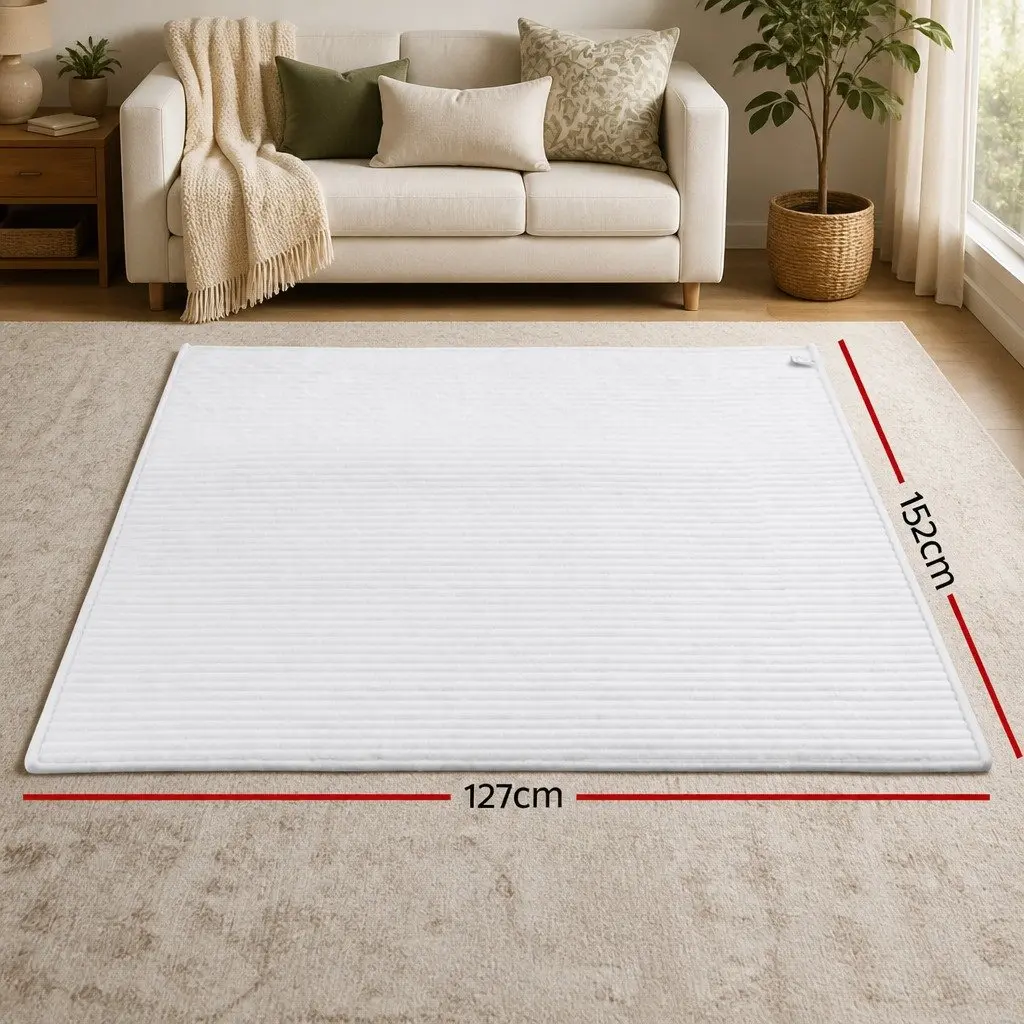 Throw Blanket 127x152cm Fleece Soft Lightweight Cozy Sofa Couch Bed Layer