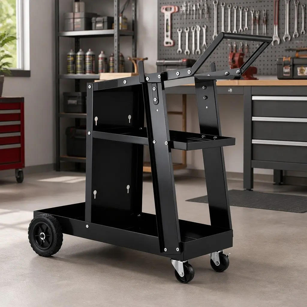 Mobile Welding Trolley Cart, 100kg Capacity