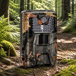 4K WiFi Trail Camera: 48MP, ABS, Waterproof, Compact
