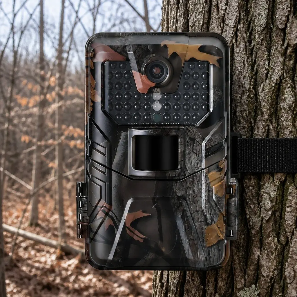 Trail Camera 4K WiFi 48MP Game Wildlife Surveillance Security Camo Hunting