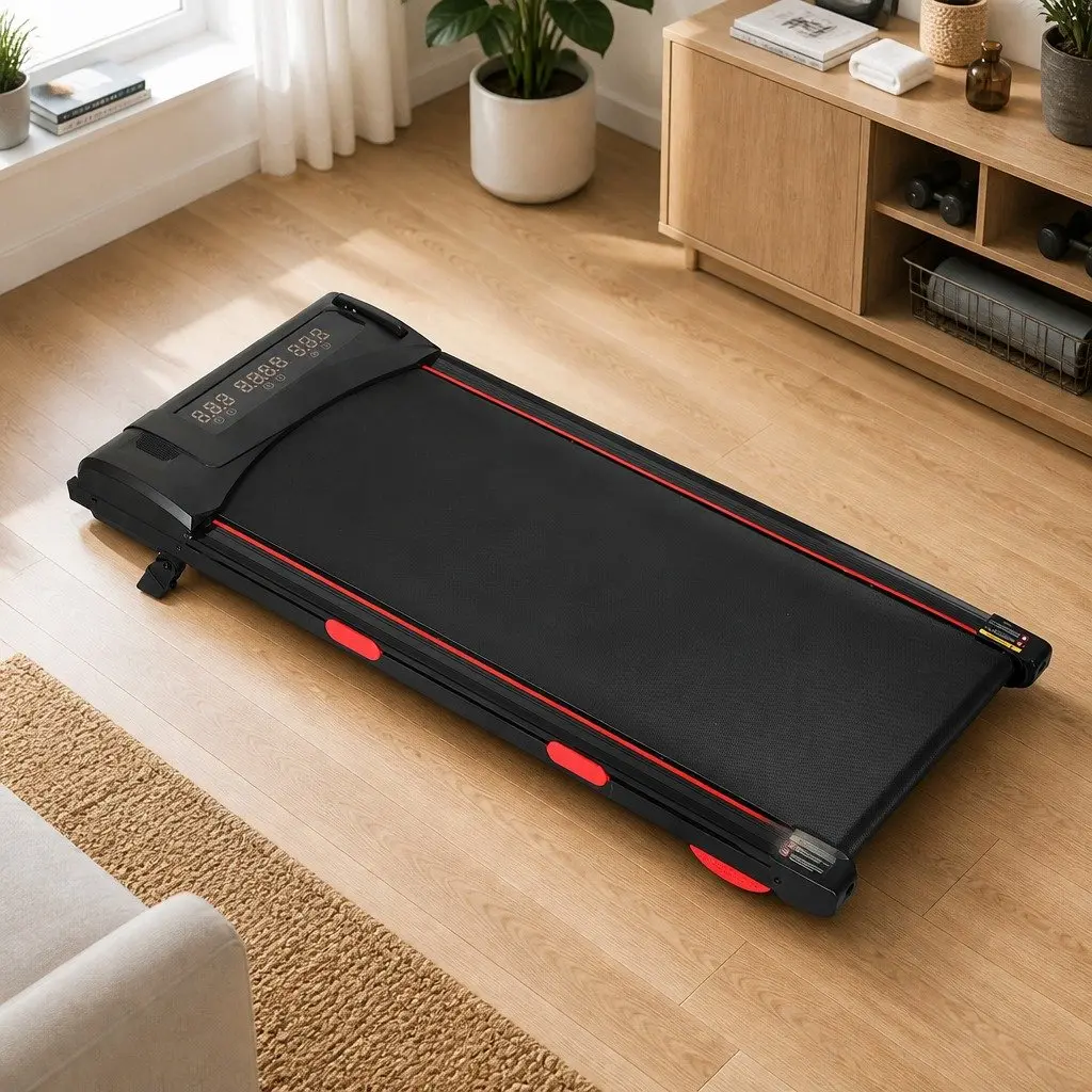 Walking Treadmill Home Gym Fitness Machine Manual Incline 2 Level LED Display Bluetooth