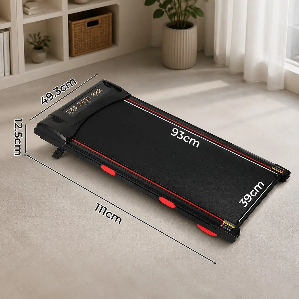 Walking Treadmill Home Gym Fitness Machine Manual Incline 2 Level LED Display Bluetooth