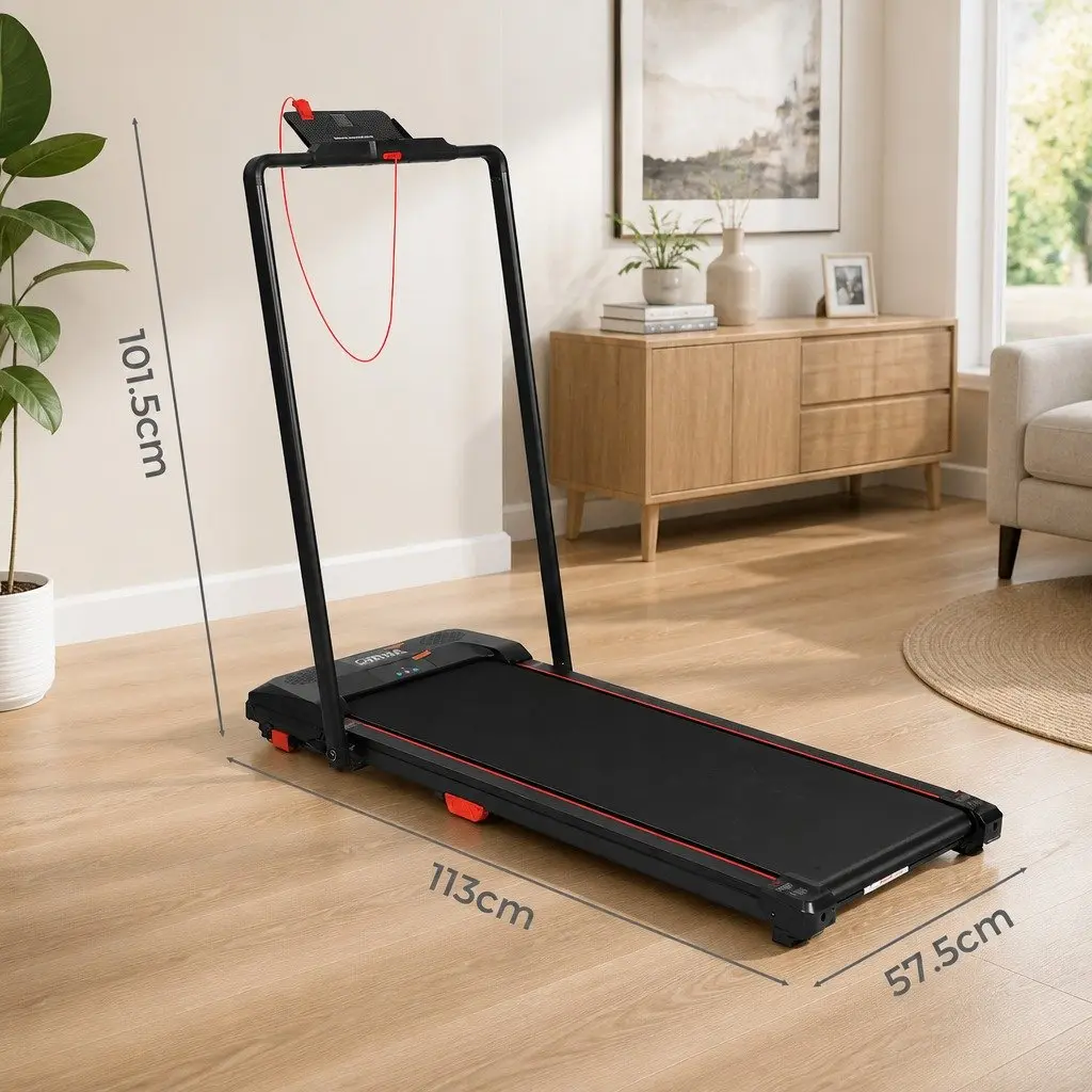 Walking Treadmill Home Gym Exercise Machine Foldable 2.5HP LED Display 41cm x 100cm Running Area