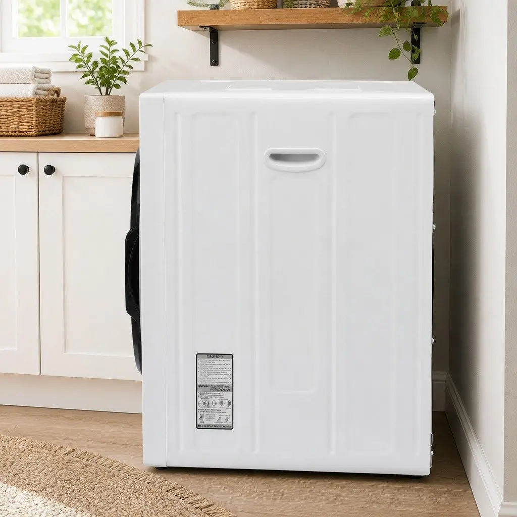 6kg Tumble Dryer Touch Screen Clothes Dryer Stainless Steel Drum 4 Drying Modes