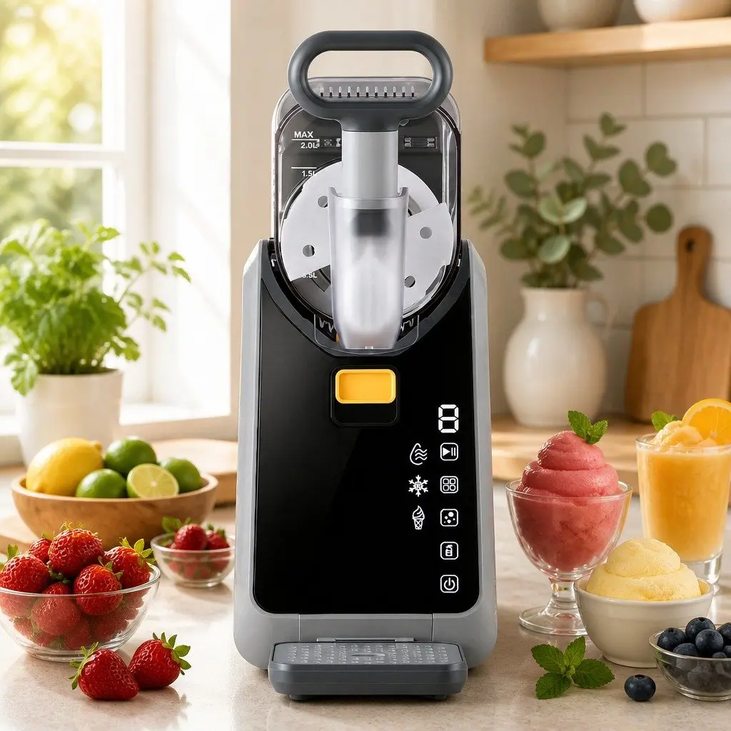 Slushie Machine 2L Frozen Drink Maker Ice Cream Maker Touchscreen Home BBQ