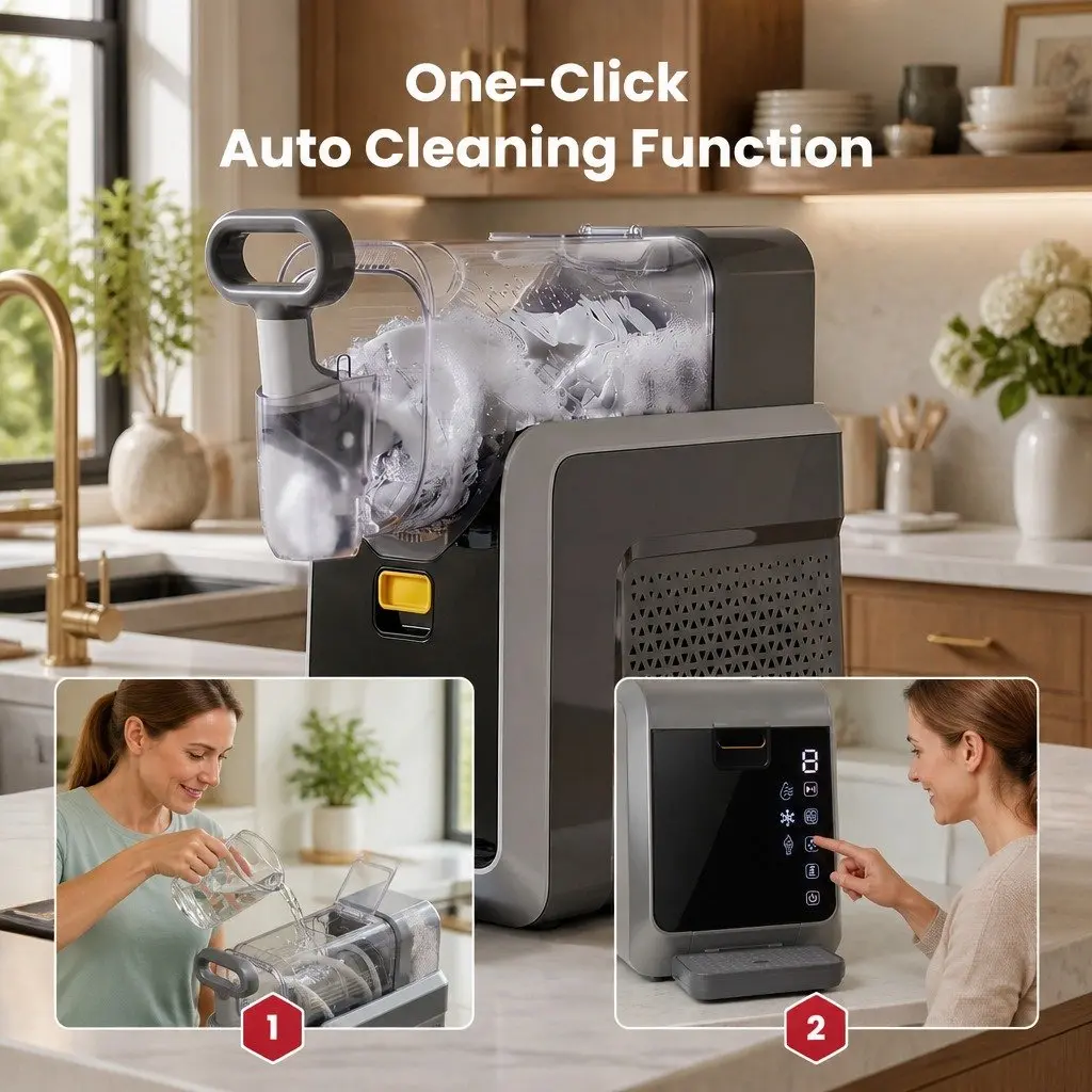 Slushie Machine 2L Frozen Drink Maker Ice Cream Maker Touchscreen Home BBQ