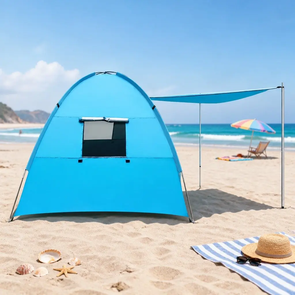 4 Person Camping Tent Outdoor Use Weather Resistant Portable Hiking Shelter