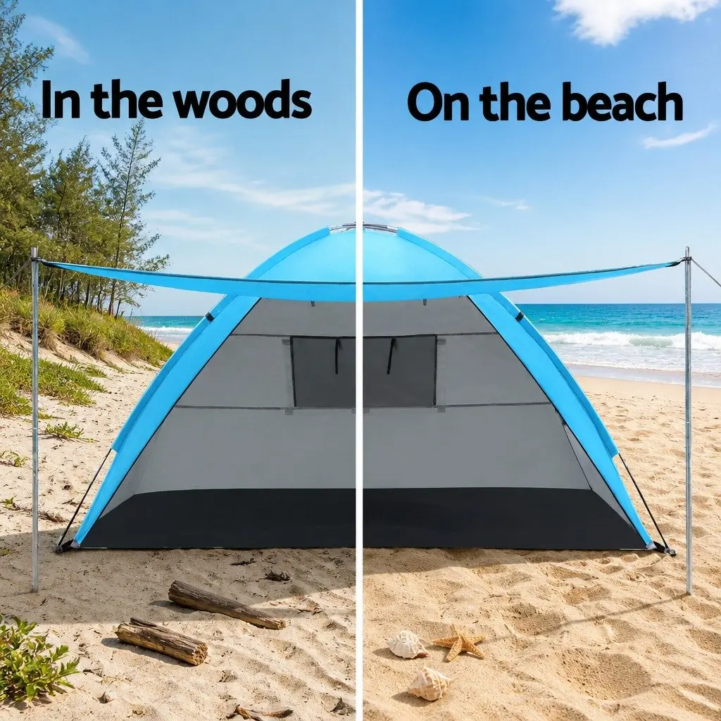 4 Person Camping Tent Outdoor Use Weather Resistant Portable Hiking Shelter