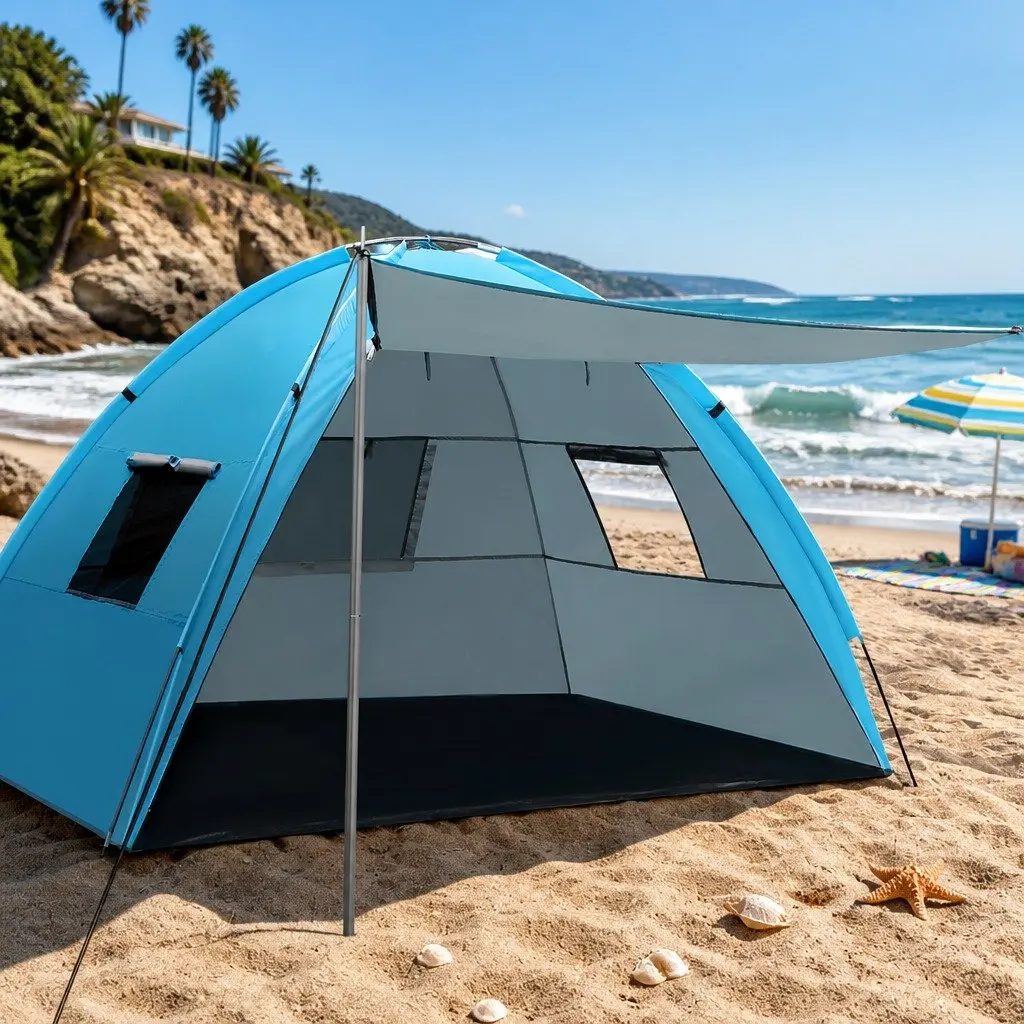 4 Person Camping Tent Outdoor Use Weather Resistant Portable Hiking Shelter