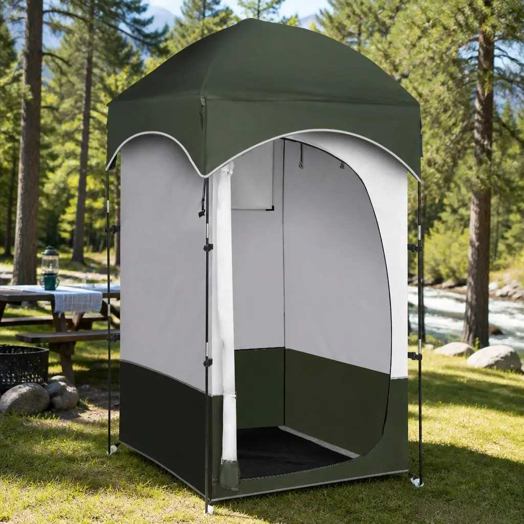 Portable Shower Tent with Fiberglass Poles
