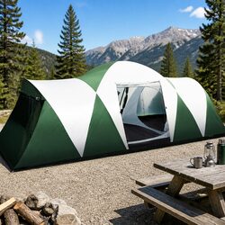 12-Person Dome Camping Tent Specifications and Features