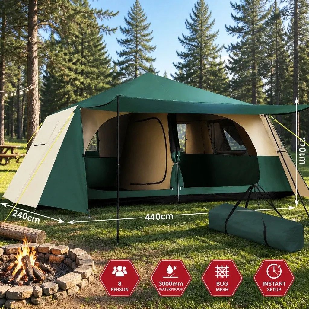 8-Person Dome Camping Tent