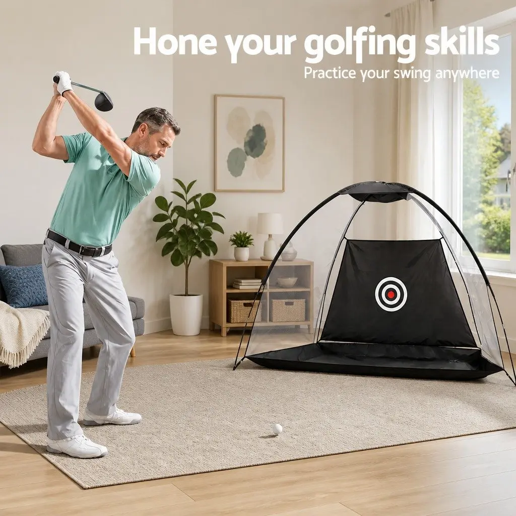 Golf Practice Net with Fiberglass Frame