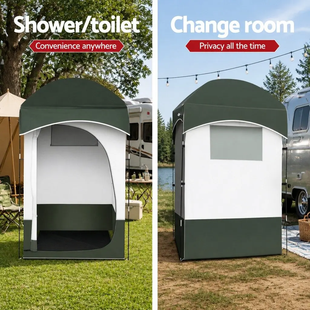 Portable Toilet and Shower Tent with 20L Capacity