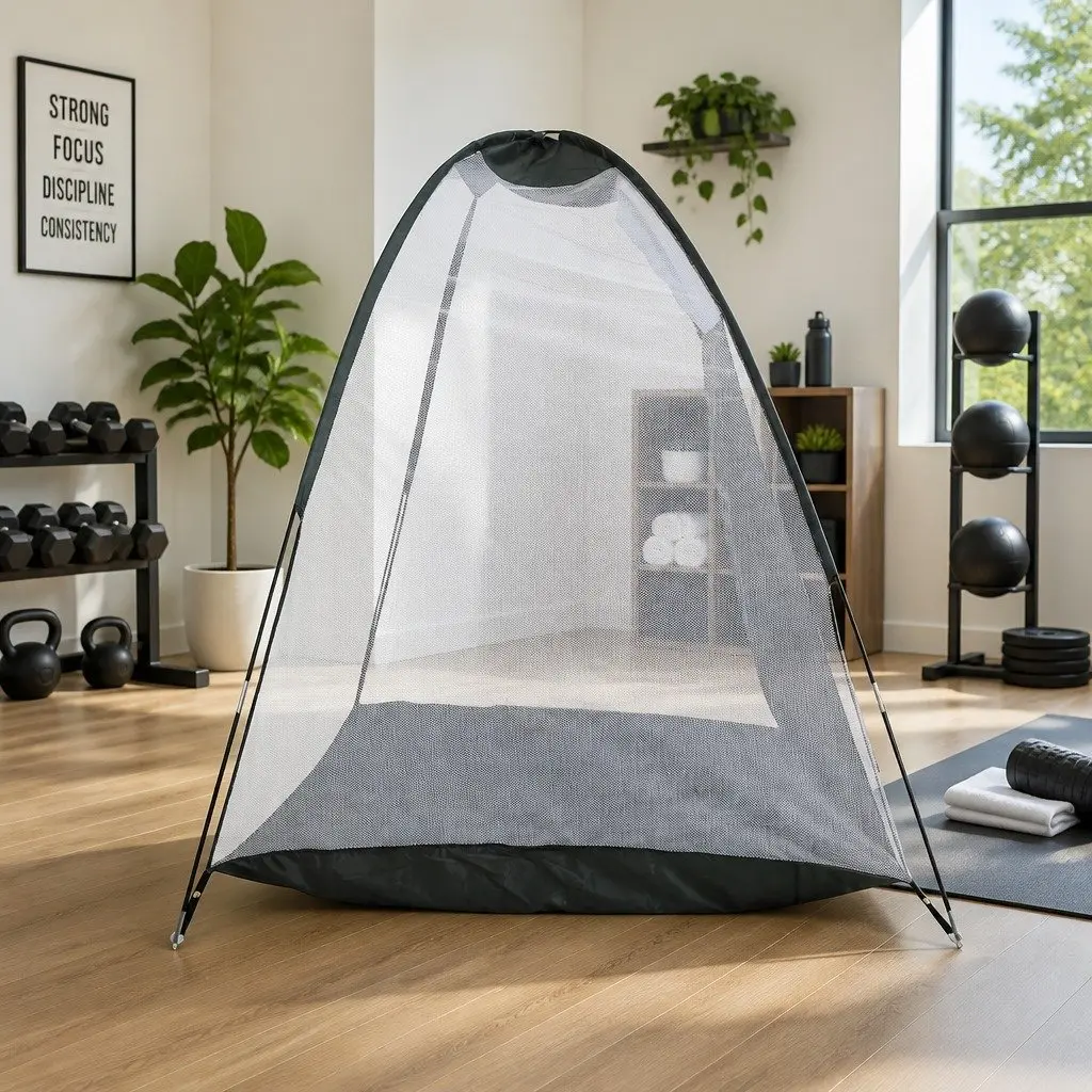 Golf Practice Net and Training Mat Set Driving Target Indoor Outdoor Home Use