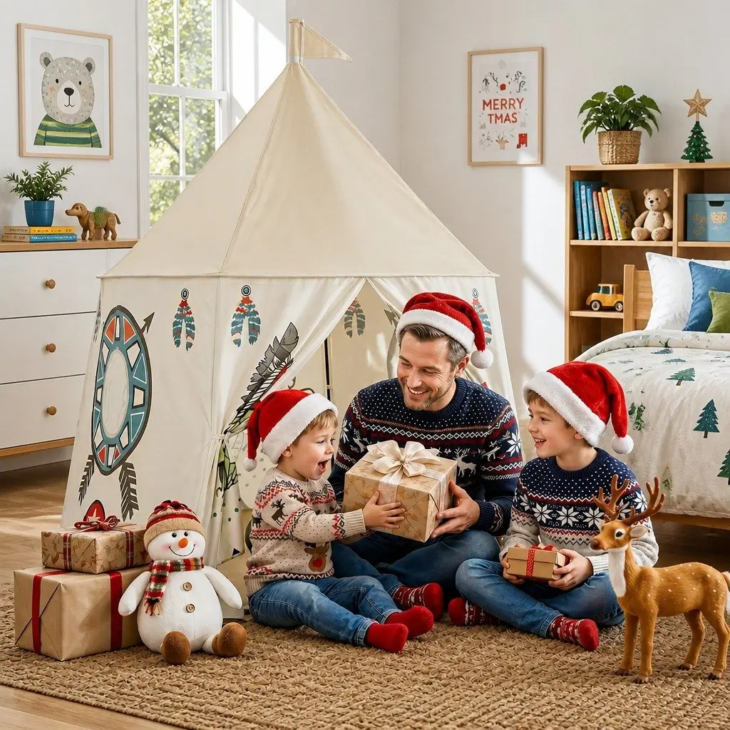 Kids Play Tent Playhouse Castle Indoor Outdoor 115cm Multicolour