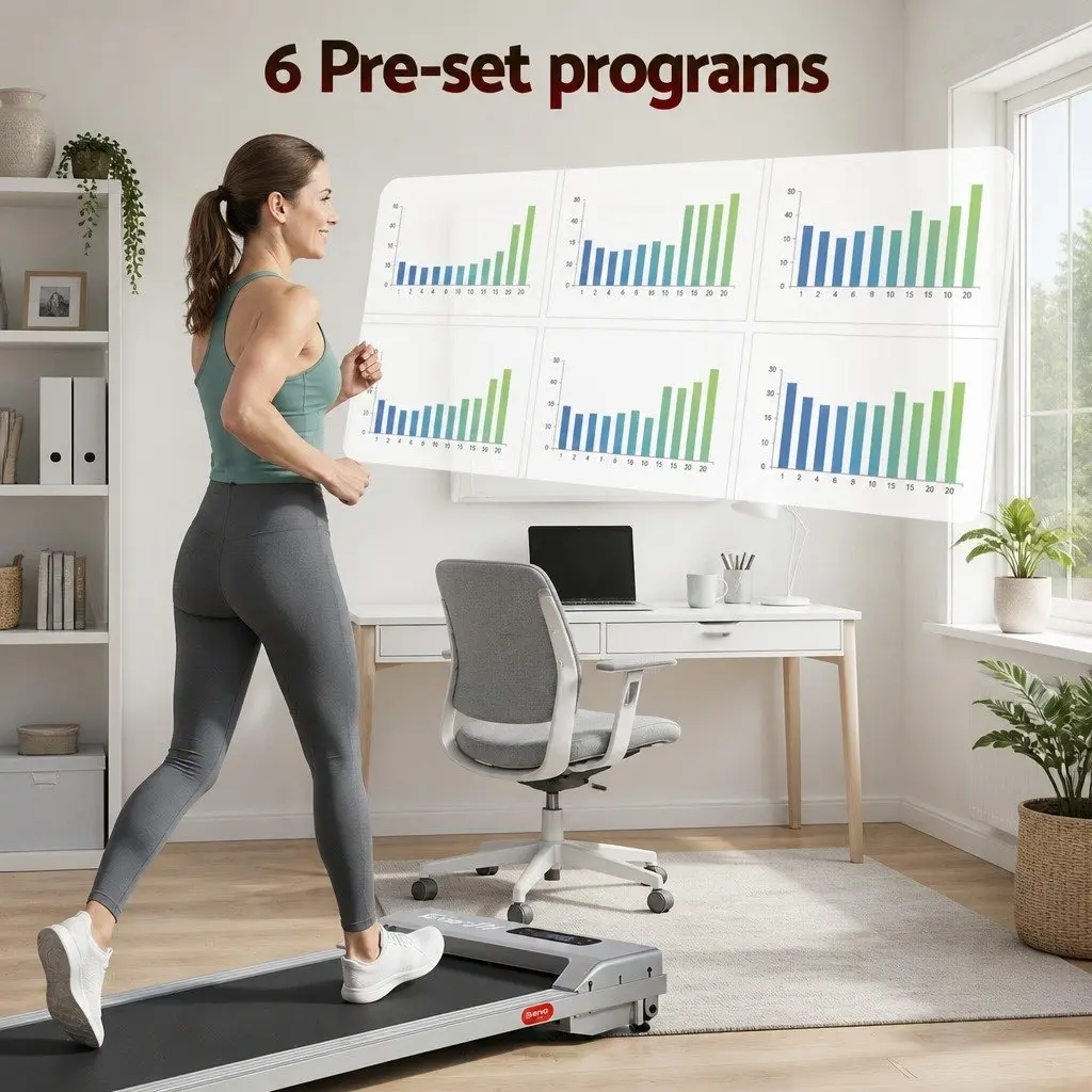 Walking Pad Treadmill for Home Gym 3 in 1 Under Desk Compact Size