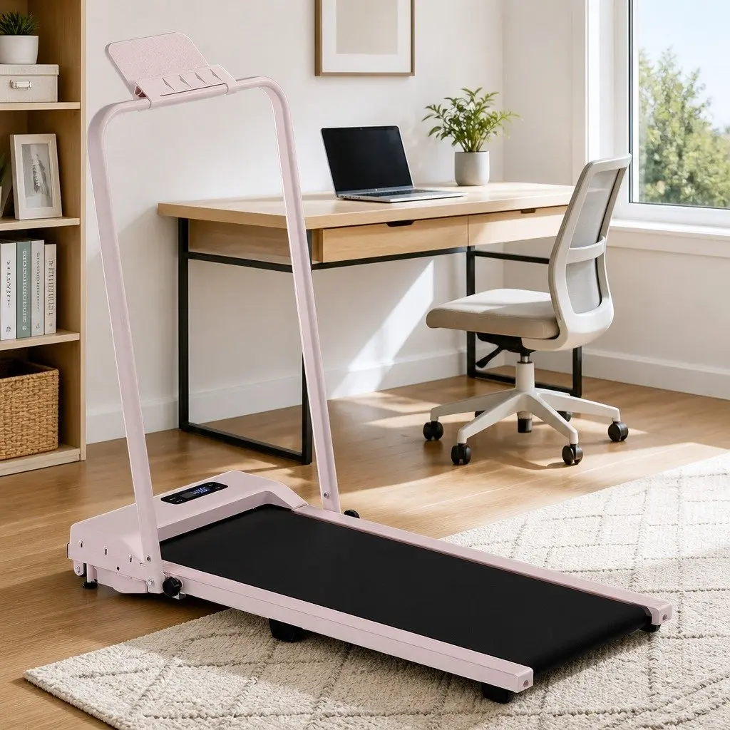 Walking Pad Treadmill Under Desk Home Gym 90 x 38 cm 3-in-1 Foldable with 12% Incline