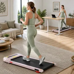 Electric Walking Pad Treadmill Specs: 3-Level Incline, 110kg Capacity