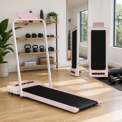 380mm Electric Walking Pad Treadmill with Shock Absorption
