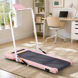 2 in 1 Electric Walking Pad Treadmill Under Desk Folding Home Gym Fitness