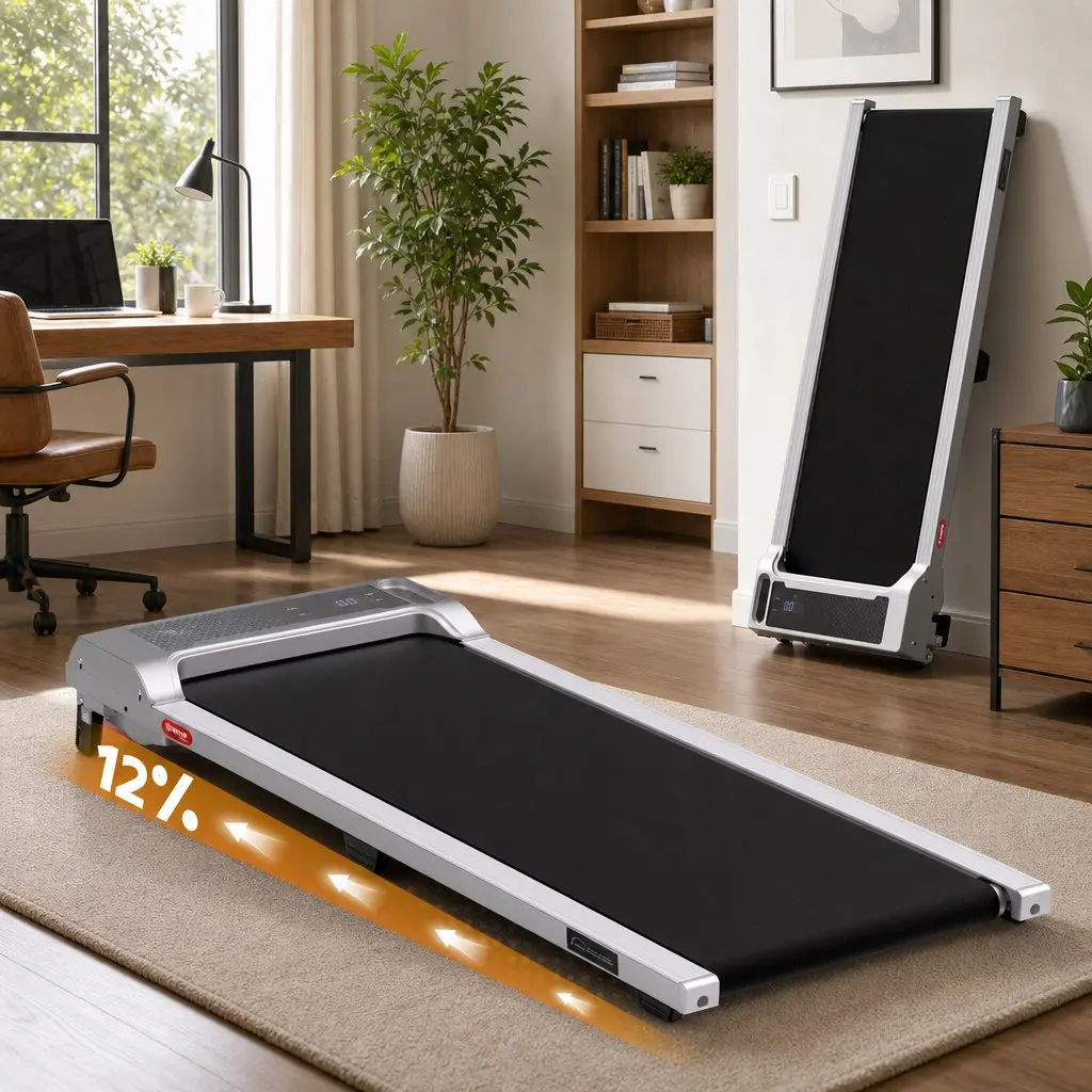 3 in 1 Treadmill Under Desk Home Gym Exercise Machine Compact Size