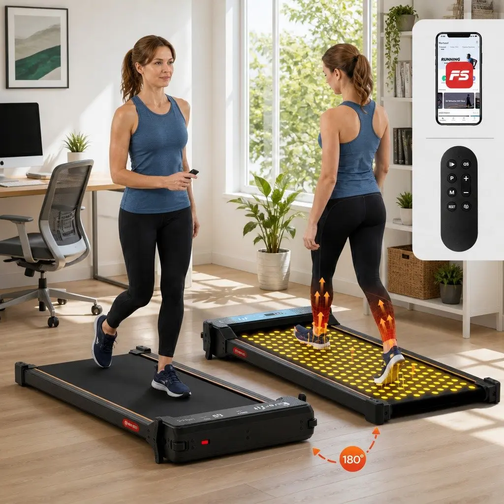 2 in 1 Walking Pad Treadmill
