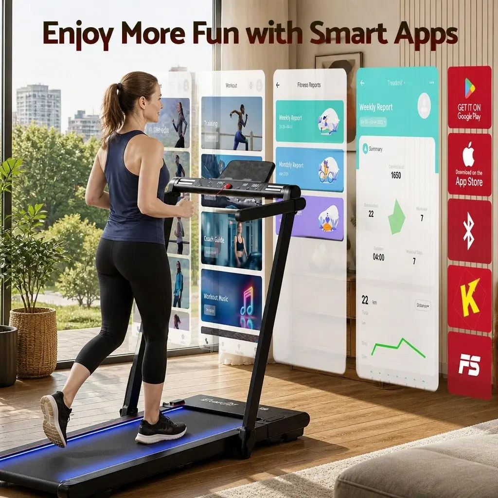 3-in-1 Walking Pad Treadmill Under Desk Home Gym 40cm Belt