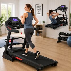 Electric Treadmill Specifications: Sit Up Bar Included