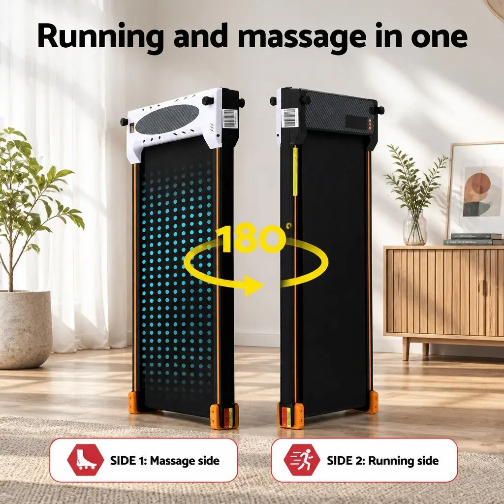 Walking Pad Treadmill with 380mm Running Belt and Massage