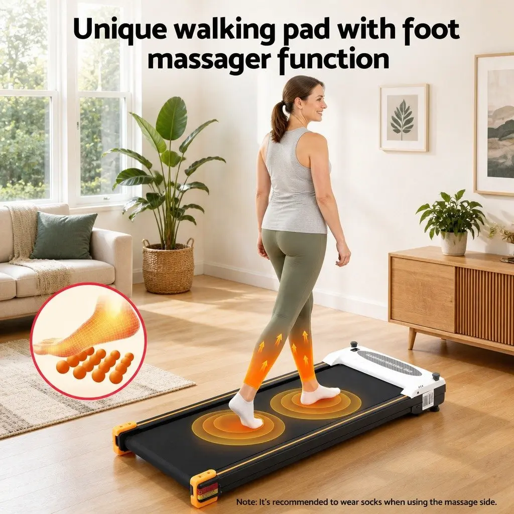 Walking Pad Treadmill with 380mm Running Belt and Massage