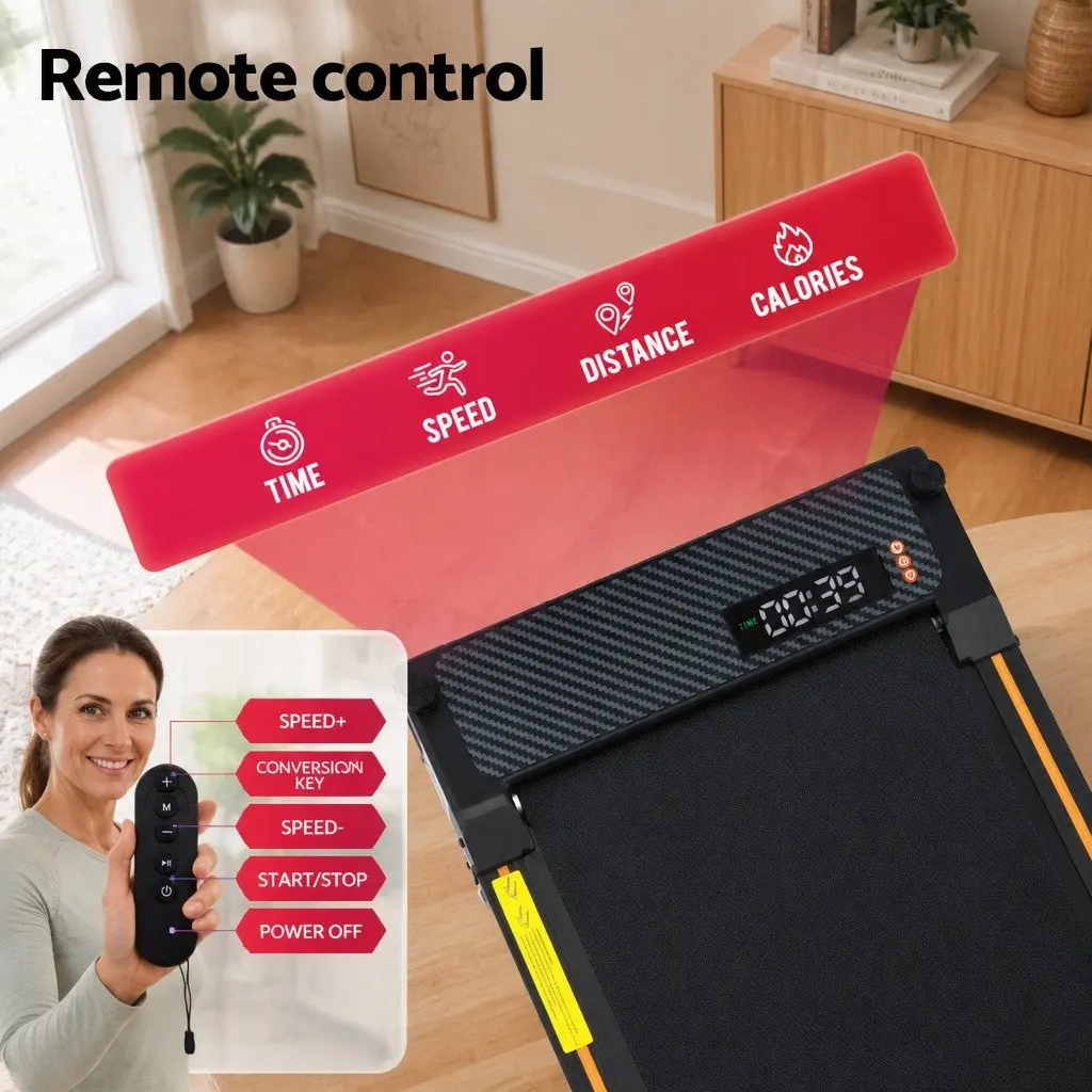 Walking Pad Treadmill with 380mm Running Belt and Massage