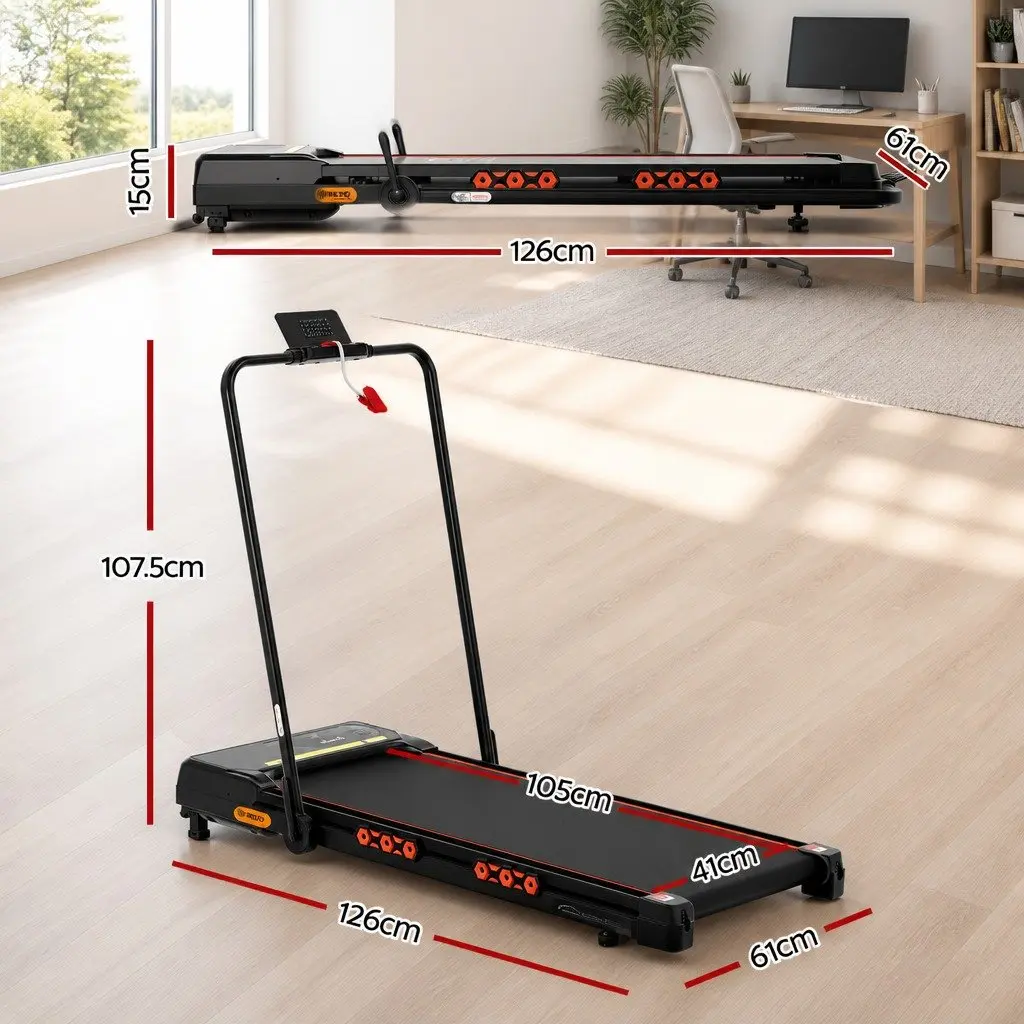 Electric Treadmill with Auto Incline