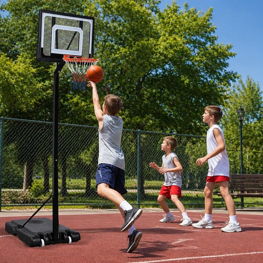 Basketball Hoop Stand with Adjustable Height and Durable Build
