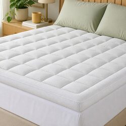 King Mattress Topper Specifications: 11cm Thick Bamboo Cover