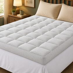 Detailed Specs of 11cm Queen Mattress Topper with Bamboo Cover