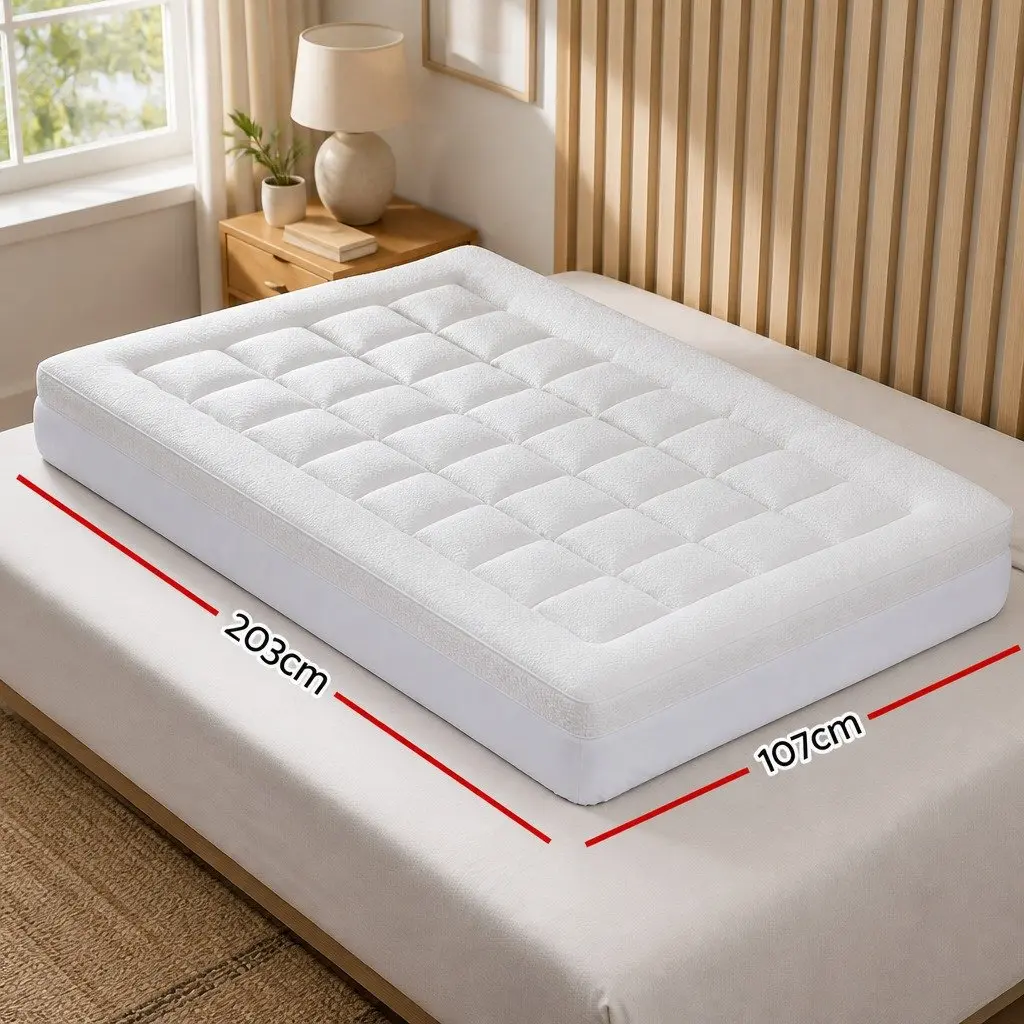 7.5cm King Single Pillowtop Mattress Topper