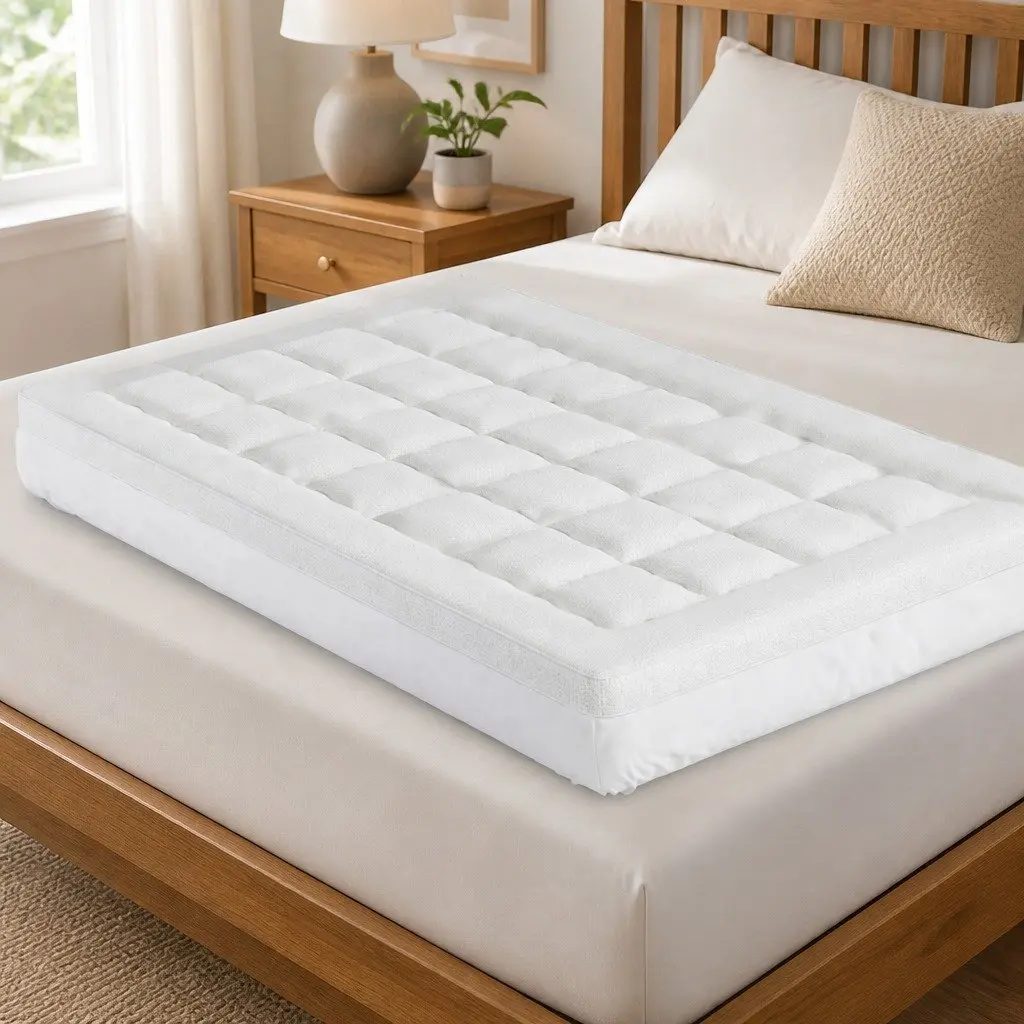 7.5cm King Single Pillowtop Mattress Topper
