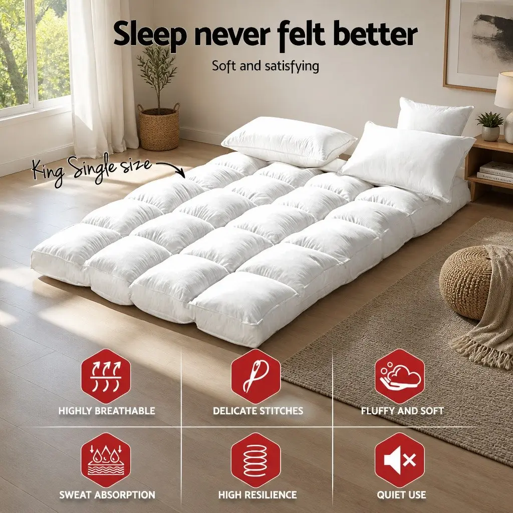 King Single Mattress Topper 5cm Thick