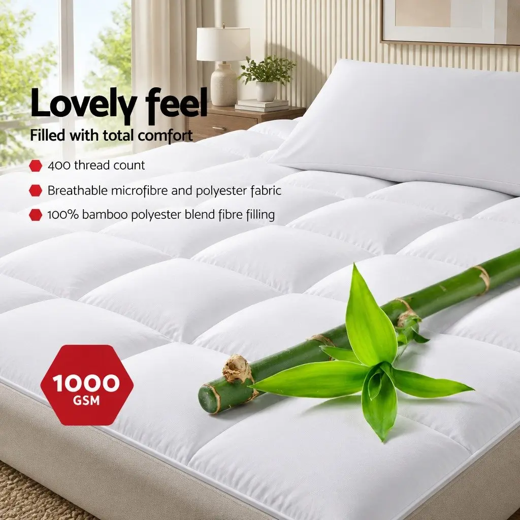 King Single Mattress Topper 5cm Thick
