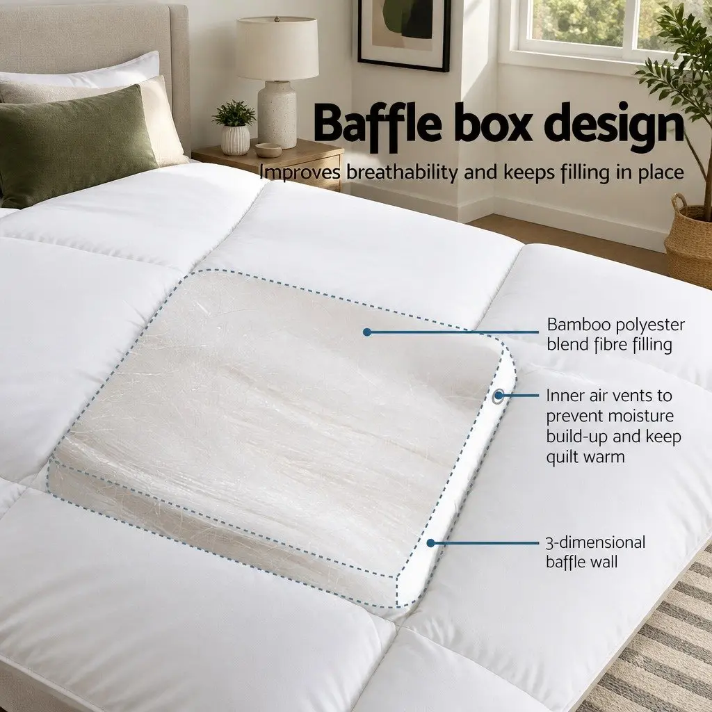 King Single Mattress Topper 5cm Thick
