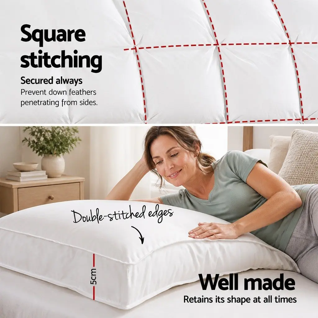 Queen Mattress Topper for Bed 5cm Bamboo Pillowtop Pad Pressure Relief Breathable