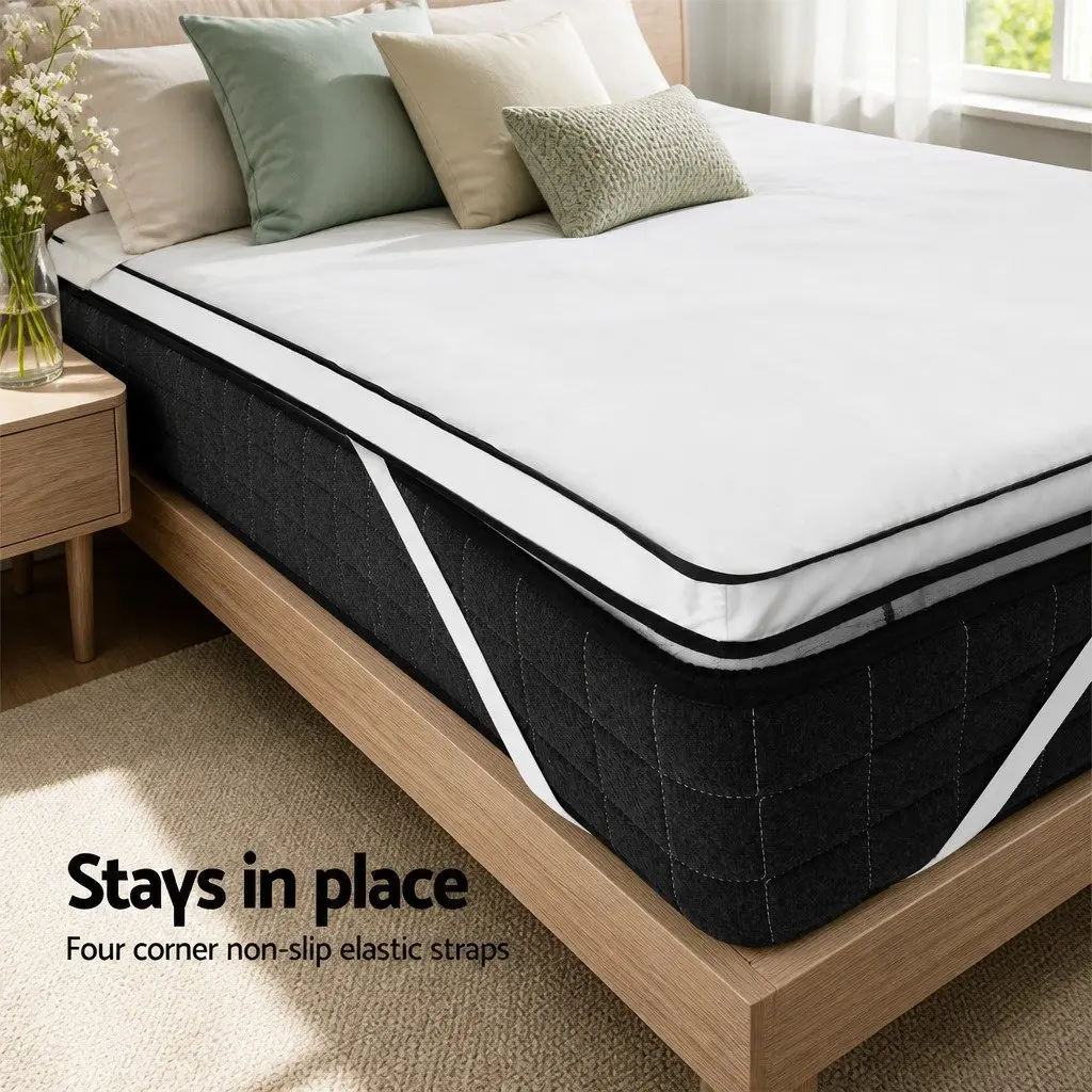 King Mattress Topper 5cm Microfibre Pad