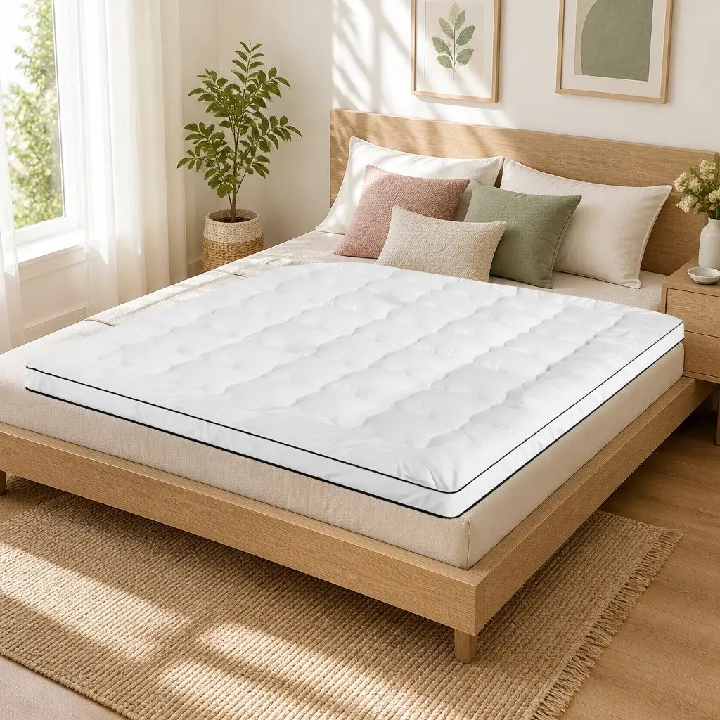 King Mattress Topper 5cm Microfibre Pad
