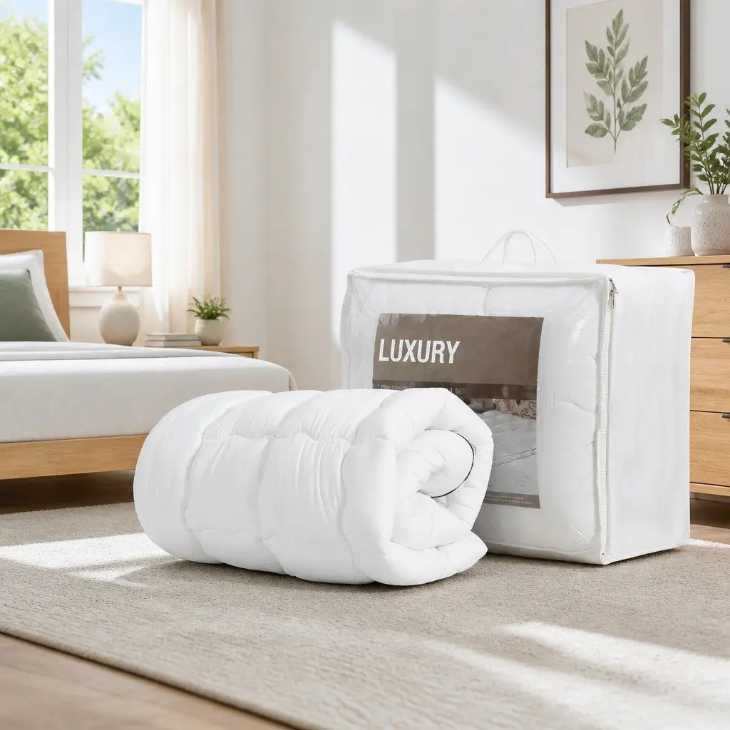 Mattress Topper Single Bed 5cm Breathable Microfibre